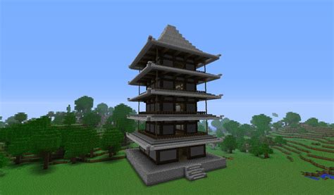 Minecraft Japanese Pagoda Ideas Amazing 35743 Inspiration Designs