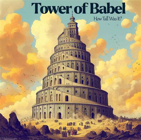 Tower Of Babels Height Why It Was 200 To 300 Feet Tall Malevus