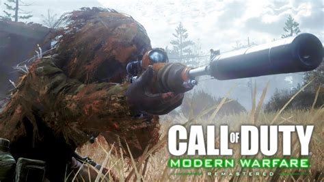 Call Of Duty 4 Modern Warfare Remastered All Ghillied Up Sniper