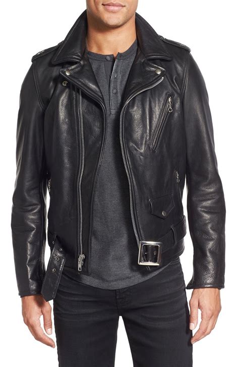 Handmade Motorcycle Genuine Leather Jacket New Men Black Biker Leather