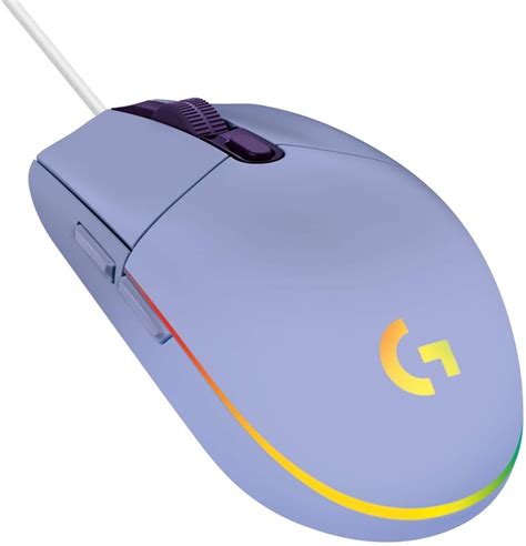 Mouse Logitech G203 Lightsync Rgb 8000dpi Gamer Lila Ultra Computación