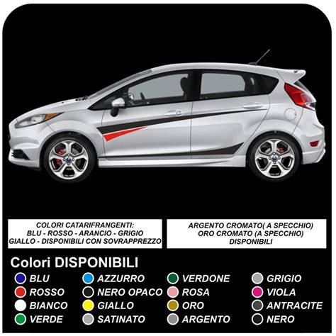Stickers Ford Fiesta Mk7 8 And Graphics Set Stickers Stripes Fiesta