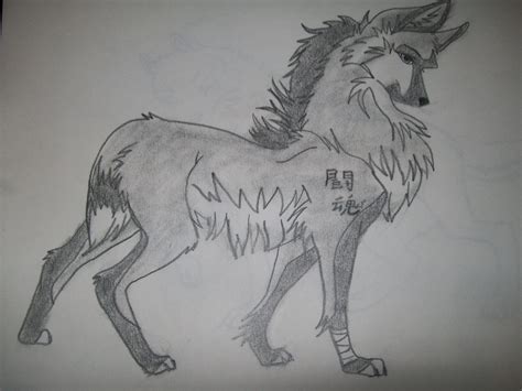 Anime Wolves Fan Art My Drawing Anime Wolf Drawing Anime Wolf Cool