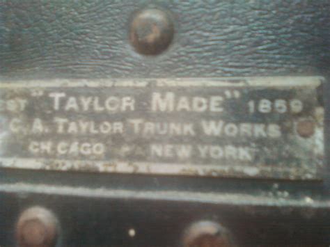 Antique Taylor Made Trunk Collectors Weekly