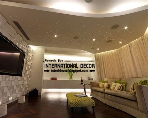 This false ceiling is designed to accommodate a large fan to keep the room airy. 15 Modern pop false ceiling designs ideas 2015 for living room
