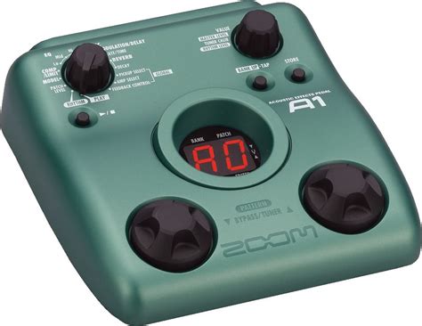 Zoom A1 Acoustic Guitar Multi Effects Pedal Zzounds