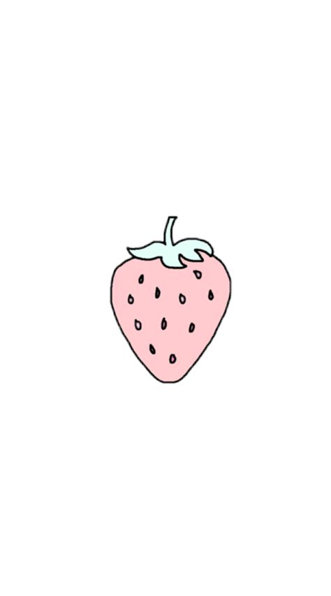 Strawberry Aesthetic Pastel Fruit Tumblr Cute