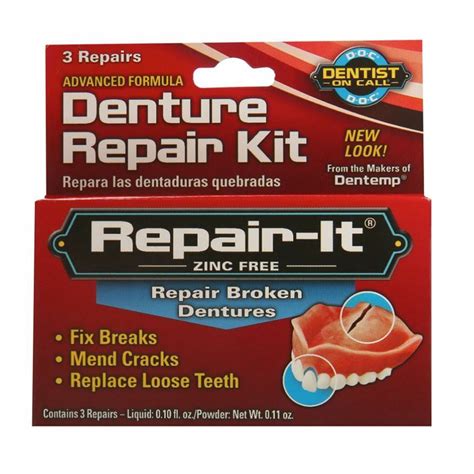 Dentemp Doc Emergency Denture Repair Kit Clinical