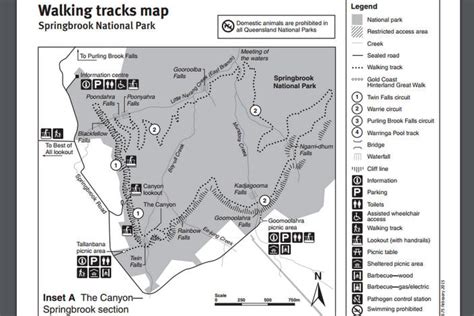 Springbrook National Park Map