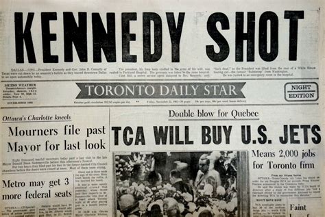 Headlines in Toronto's newspapers in the 1960s - Historic Toronto