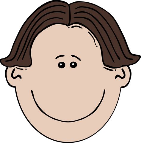 Onlinelabels Clip Art Boy Face Cartoon