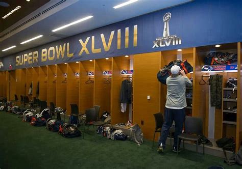 Super Bowl Locker Room Broncos Super Bowl Denver Broncos