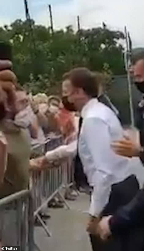 President Macron Is Slapped In The Face During Walkabout In France