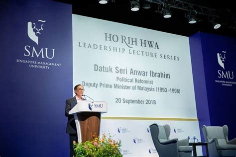 Malaysias Political Reformist Datuk Seri Anwar Ibrahim Speaks On