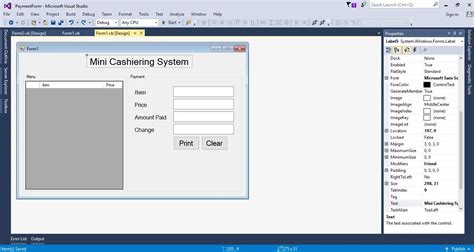 Mini Cashiering System In Vbnet With Source Code Source Code Projects