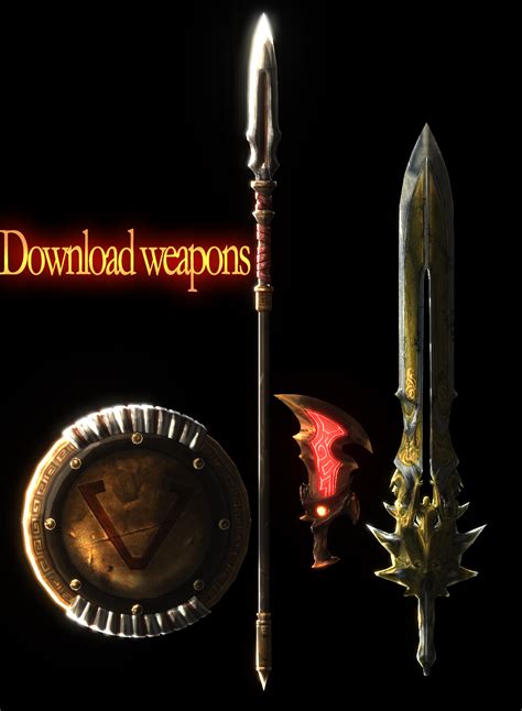 Mmd God Of War Weapons Download By Mr Mecha Man On