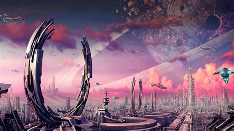 Alien City Wallpapers Top Free Alien City Backgrounds Wallpaperaccess