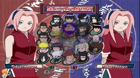 All Naruto Clash Of Ninja 2 Alternate Colors And Alternate Outfits