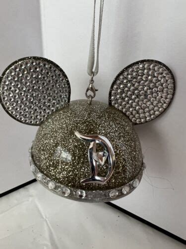 Disney Park Ear Hat Ornament Disneyland 60th Diamond Anniversary