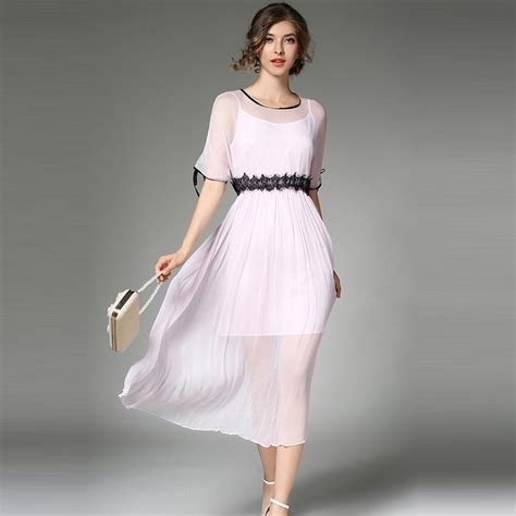 European Style Short Sleeve Party Pink Dresses Runway 2 Pieces Vintage