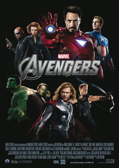 Avengers Un Nouveau Poster International Avec Robert Downey Jr
