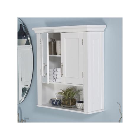 Riverridge Home Somerset Storage Wall Cabinet White Wall Mounted