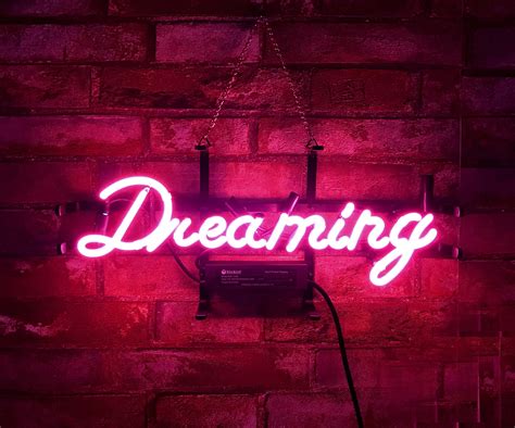 Pink Dreaming Neon Light Bar Beer Sign Neon Sign T Wall Decor