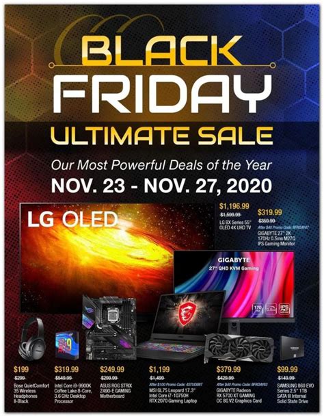 What Things Are On Sale For Black Friday - Newegg Black Friday Ad 2020 Ultimate Sale - WeeklyAds2