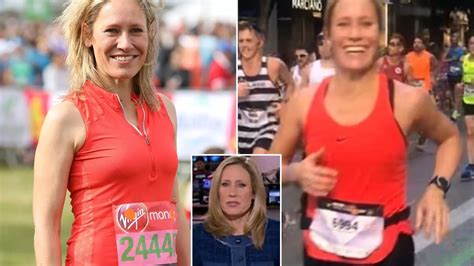 bbc newsreader sophie raworth selected for england marathon running team mirror online