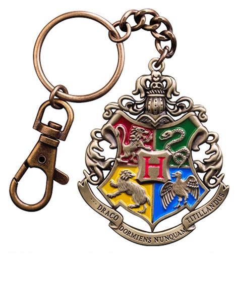Harry Potter Hogwarts Crest Keychain Memorabilia Collectibles