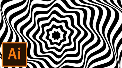 How To Create An Op Art In Adobe Illustrator Youtube