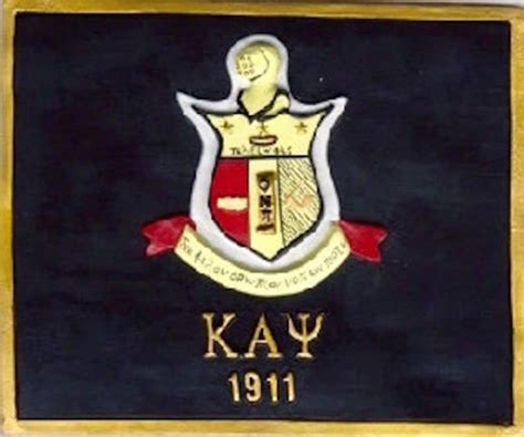 Kappa Alpha Psi Fraternity Crest Art Plaque Etsy