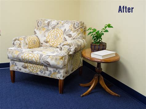 Usually, if you want to spend less, you should look for small shops in small neighborhoods or shops that are made in someone's house, in a back room. How to Reupholster an Armchair - Sailrite