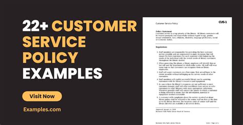 Customer Service Policy 22 Examples Format Pdf