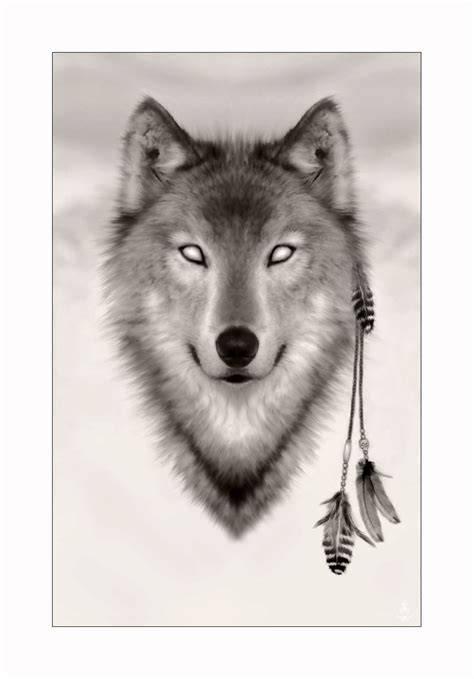Spirit Wolf By Miskis On Deviantart