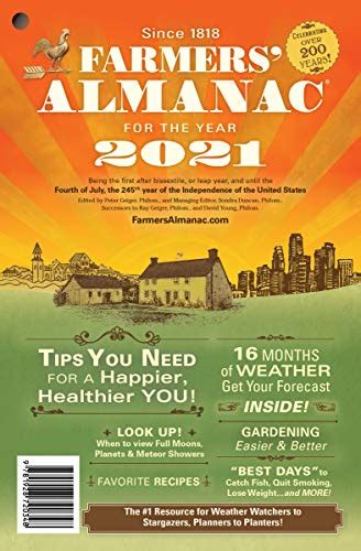 Farmers Almanac 2021 Pricepulse