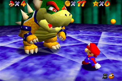 Super Mario 64 Player Beats Bowser Level Without Using Joystick Polygon