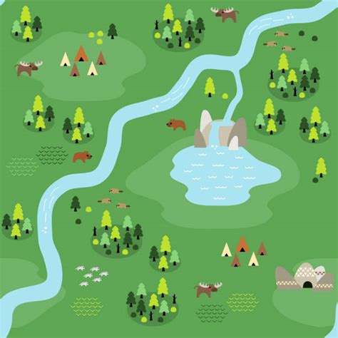 Bear Cave Illustrations Royalty Free Vector Graphics