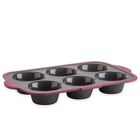 Plus, silicone means your cakes will be super easy to unmold. Trudeau 6-Cavity Silicone Muffin Pan | Bed Bath & Beyond