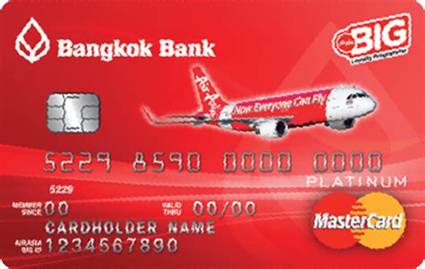 Airasia hong leong bank platinum. บัตรเครดิตแอร์เอเชีย แพลทินัม มาสเตอร์การ์ด ธนาคารกรุงเทพ ...