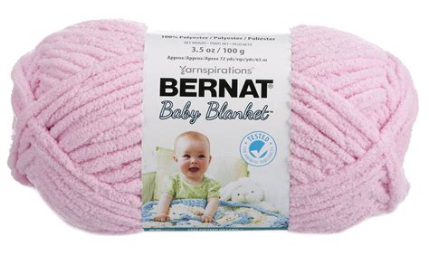 Bernat Baby Blanket Yarn Baby Pink 057355330764
