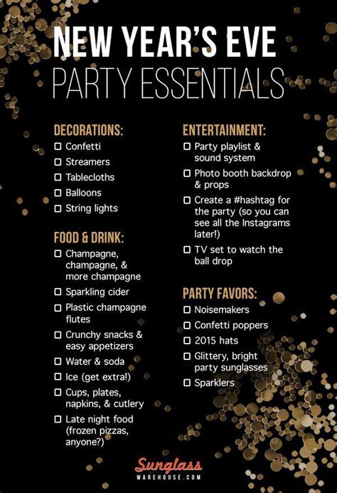 How To Plan An Epic New Years Eve Party New Years Eve Decorations