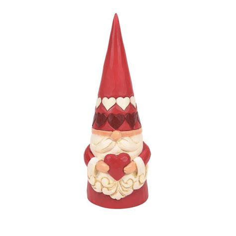 Heartwood Creek Red Gnome With Heart Jac S Cave Of Wonders