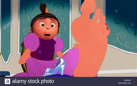 Despicable Me Agnes Puts On A Glass Slipper By Superman123462a On