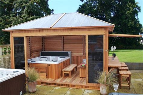 Summer House Hot Tub Gazebo Hot Tub Room Hot Tub Garden