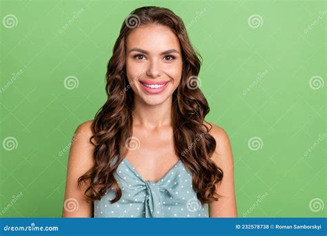 Photo Of Young Attractive Girl Happy Positive Toothy Smile Ceramic Oral