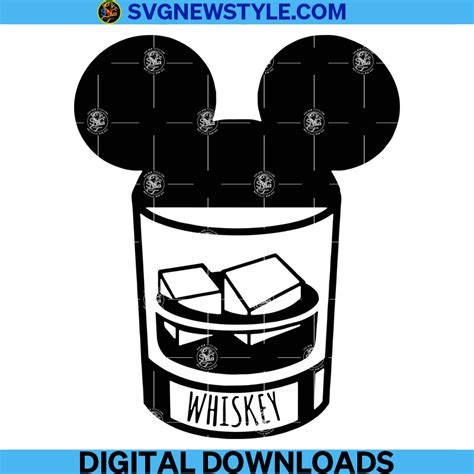 Whiskey Mickey Mens Svg Vacation Svg Disneyland Svg Papa Svg Png