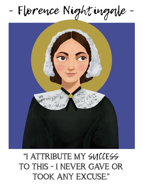 Florence Nightingale Mighty Women Art Print Feminism Icon Powerful