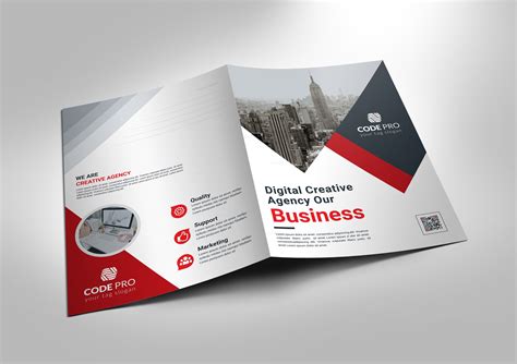 London Corporate Presentation Folder Template · Graphic Yard Graphic