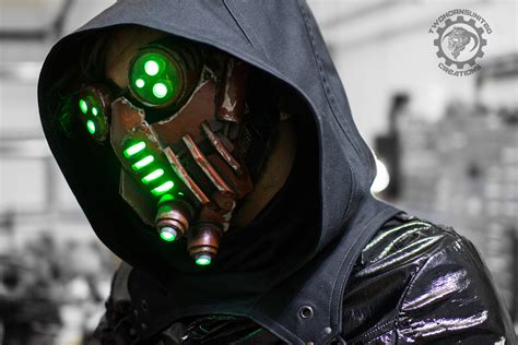 The Petrifier Demon Tech Cyberpunk Led Mask By